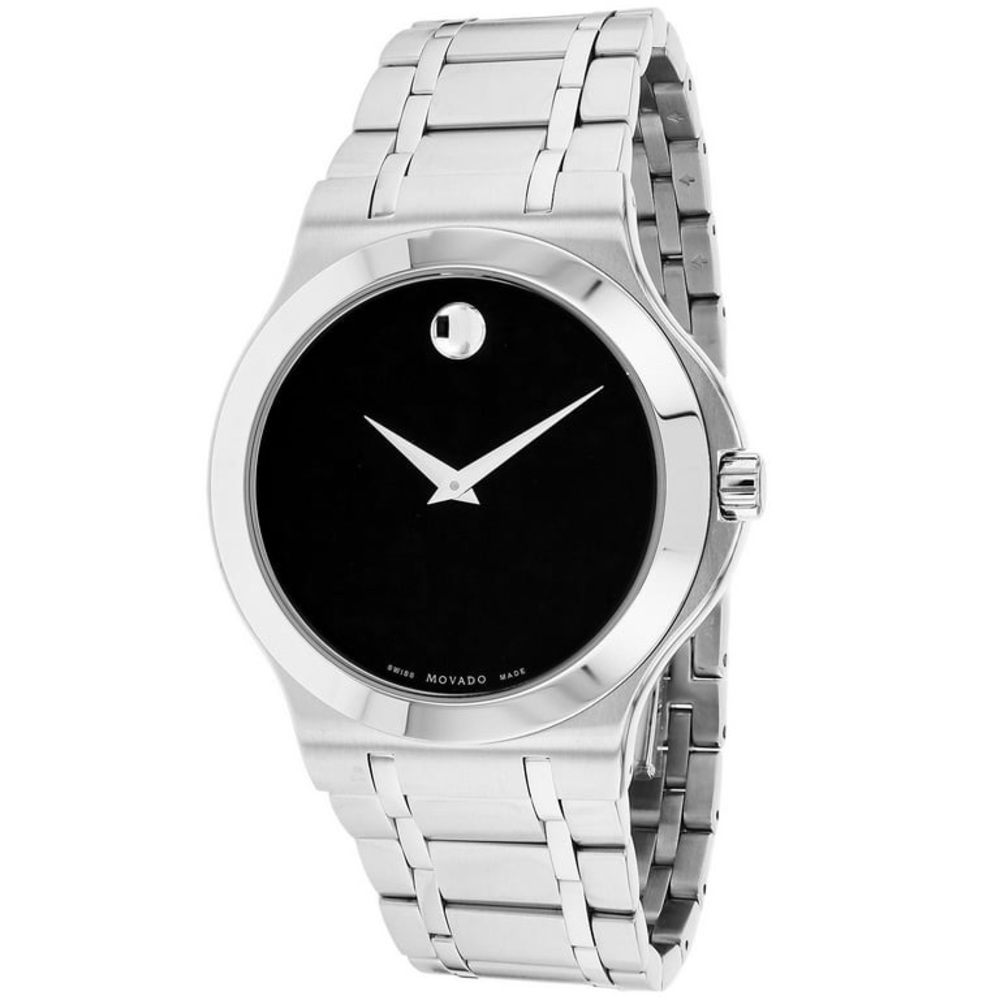 Preowned - 35mm Mens Movado Juro Steel Museum Watch Model